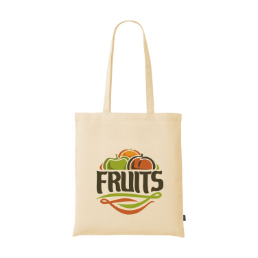 Logotrade business gift image of: GRS Recycled Cotton Shopper (180 g/m²) bag