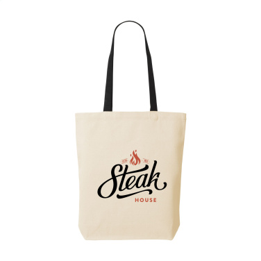 Logo trade promotional gift photo of: Canvas Shoppy Colour (220 g/m²) bag