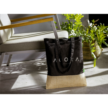 Logotrade promotional gift image of: Combi Organic Shopper (160 g/m²) bag