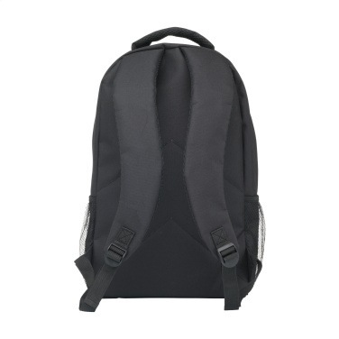 Logo trade promotional giveaways picture of: Flashline GRS RPET Laptop Backpack