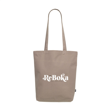 Logo trade promotional giveaways image of: GRS Recycled Canvas Bag Colour (260 g/m²)