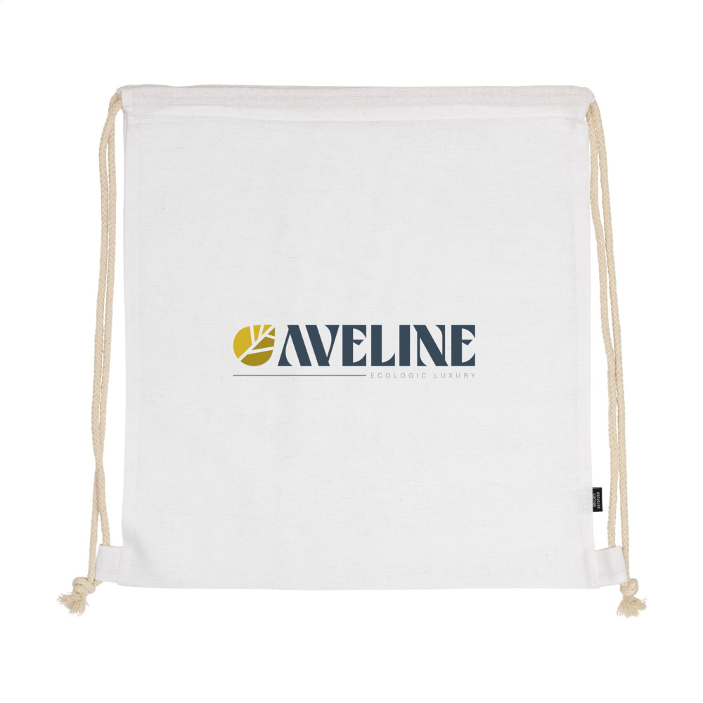 Logo trade corporate gift photo of: PromoColour GRS Recycled Cotton Backpack (150 g/m²)
