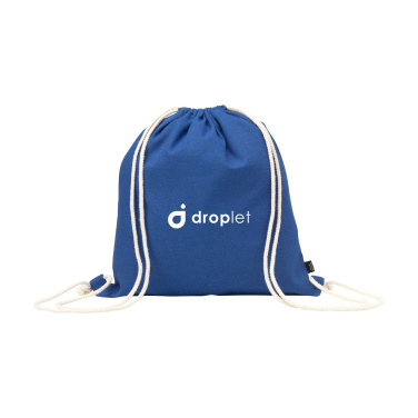 Logo trade promotional product photo of: PromoColour GRS Recycled Cotton Backpack (150 g/m²)