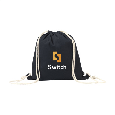 Logotrade promotional item image of: PromoColour GRS Recycled Cotton Backpack (150 g/m²)