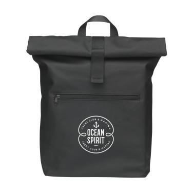 Logotrade promotional gift picture of: Lennon Roll-Top Recycled Backpack
