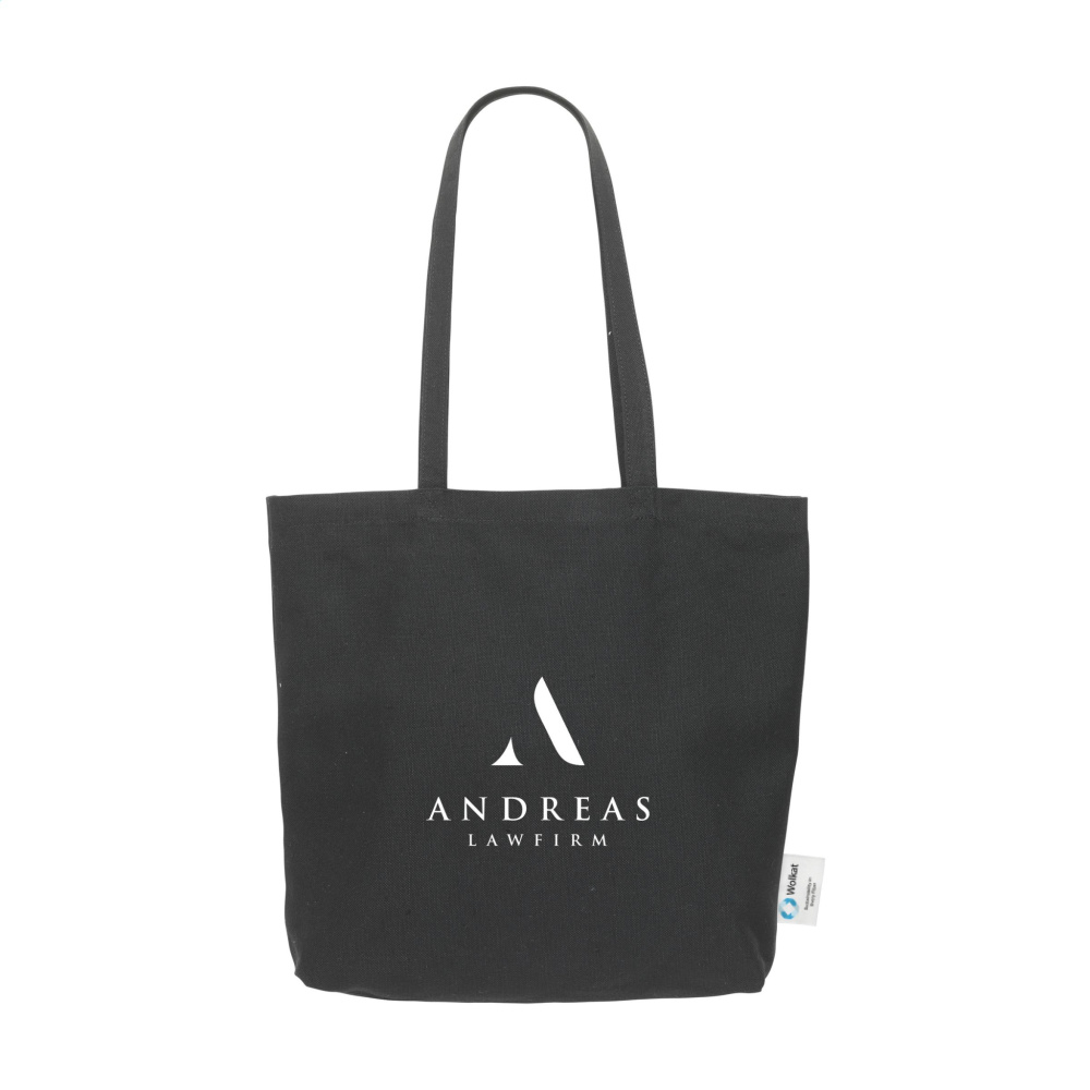 Logotrade promotional product image of: Wolkat Rabat Recycled Textile Shopper