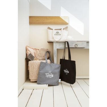 Logo trade promotional giveaway photo of: Wolkat Rabat Recycled Textile Shopper