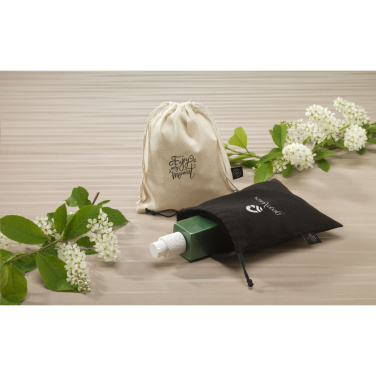 Logotrade corporate gifts photo of: Gift Pouch GRS Recycled Cotton (150 g/m²) S