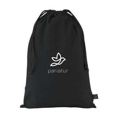 Logotrade promotional merchandise photo of: Gift Pouch GRS Recycled Cotton (150 g/m²) L