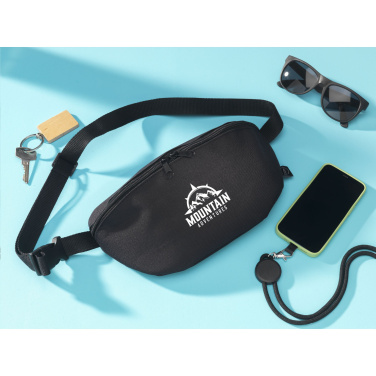 Logo trade promotional gifts picture of: Huckle Belt Bag GRS RPET waist bag