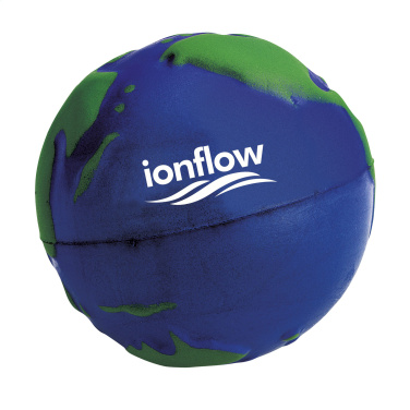 Logo trade promotional merchandise image of: StressGlobe Ø 6.5cm stressball