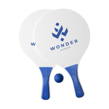 Logo trade corporate gifts image of: BeachTennis beach game