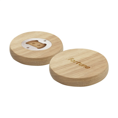 Logo trade promotional merchandise picture of: Rondo circular bottle opener