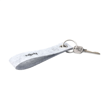 Logo trade promotional merchandise image of: GRS RPET Felt Keyring