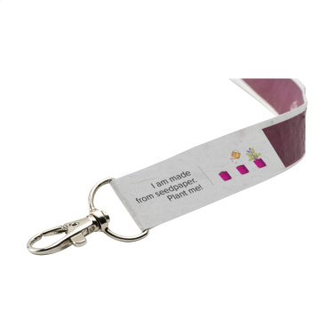 Logo trade business gift photo of: Seed Paper Lanyard 2 cm