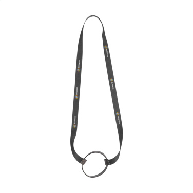 Logotrade promotional product picture of: Lanyard Sublimation RPET 1.5 cm with Cup holder