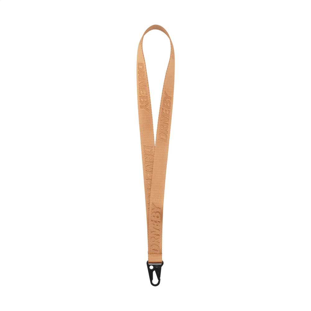 Logo trade promotional merchandise picture of: Lanyard Deep Woven 25 mm keycord