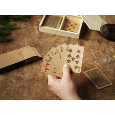 Logo trade promotional item photo of: Recycled Playing Cards Double X-Mas