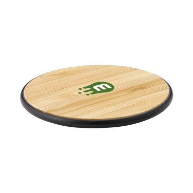 Logo trade promotional product photo of: Bamboo 10W Wireless Charger wireless fast charger