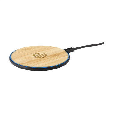 Logotrade promotional gifts photo of: Bamboo 10W Wireless Charger wireless fast charger