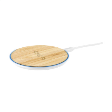 Logotrade promotional giveaways photo of: Bamboo 10W Wireless Charger wireless fast charger