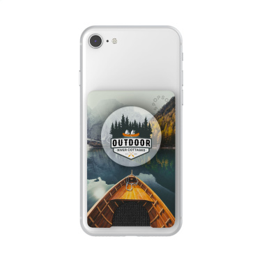 Logo trade promotional giveaway photo of: PopSockets® PopWallet+ card holder with PopGrip