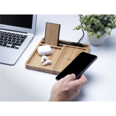 Logotrade promotional giveaway picture of: Bamboo Organizer charger