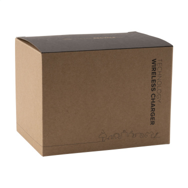 Logo trade promotional merchandise image of: Ecork Pen Holder Wireless Charger