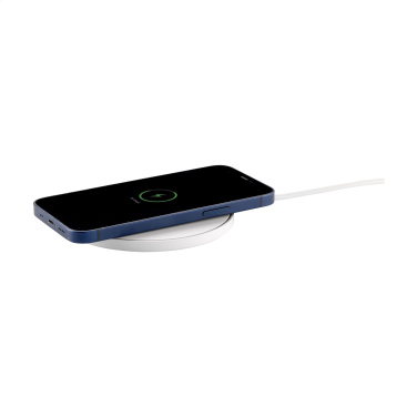 Logotrade promotional items photo of: Coil RCS Recycled Wireless Charger