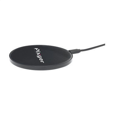 Logo trade promotional gift photo of: Coil RCS Recycled Wireless Charger