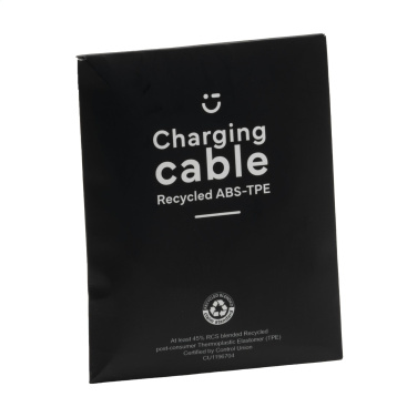 Logotrade promotional giveaways photo of: Charging Cable RCS Recycled ABS-TPE