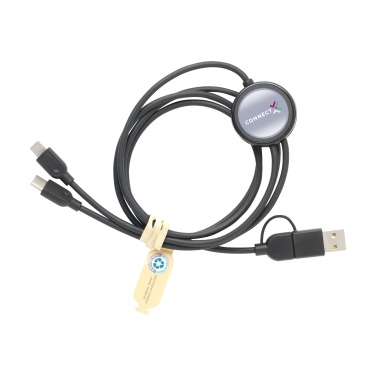Logotrade promotional item picture of: Charging Cable RCS Recycled ABS-TPE