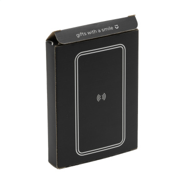 Logotrade promotional products photo of: Boru Bamboo RCS Recycled ABS Powerbank Wireless Charger