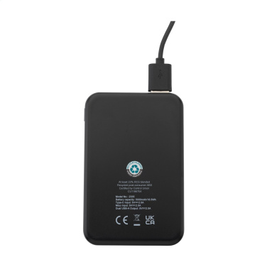 Logo trade promotional items image of: Compact 5000 RCS Recycled ABS Powerbank