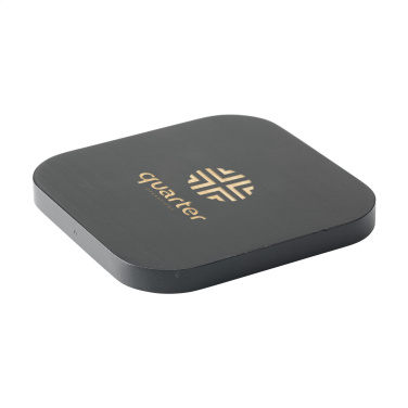 Logo trade corporate gifts image of: Bamboo Wireless Charger 15W