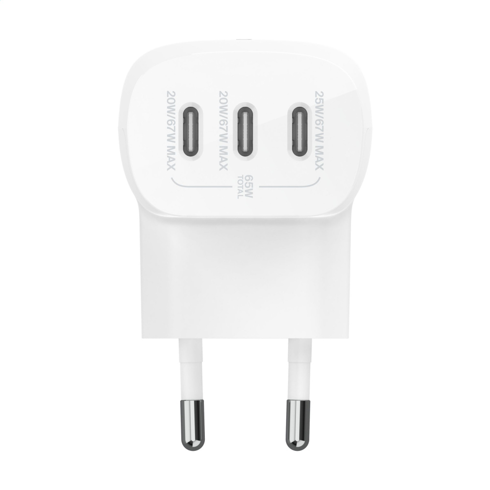 Logo trade promotional items picture of: Belkin BoostCharge 3-Port Wall Charger