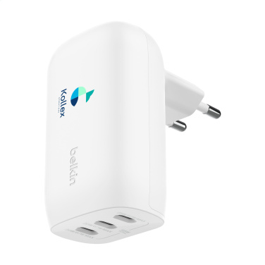 Logo trade corporate gifts picture of: Belkin BoostCharge 3-Port Wall Charger