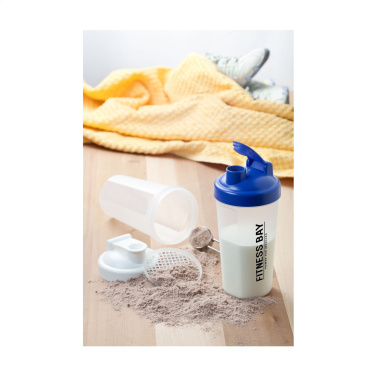 Logo trade promotional products image of: Shaker Protein 600 ml drinking cup