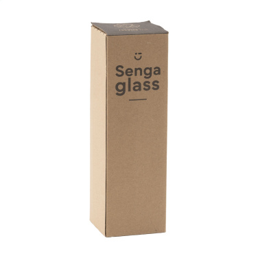 Logo trade business gift photo of: Senga Glass 500 ml drinking bottle