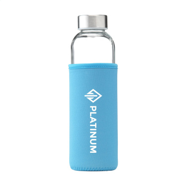 Logo trade promotional merchandise image of: Senga Glass 500 ml drinking bottle