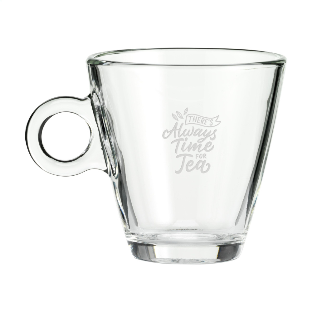 Logo trade promotional items image of: Lugano Tea Glass 320 ml