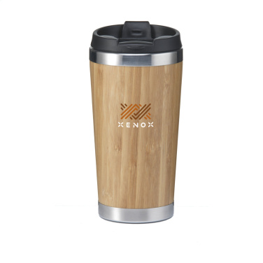 Logotrade promotional merchandise picture of: Tokyo 450 ml bamboo thermo cup