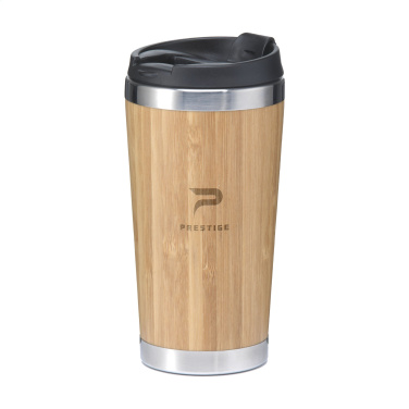 Logotrade advertising product picture of: Tokyo 450 ml bamboo thermo cup