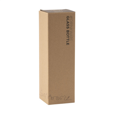 Logotrade promotional merchandise picture of: Frosty Glass Bottle 550 ml drinking bottle