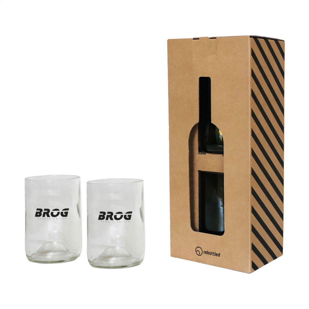 Logo trade promotional gifts picture of: Rebottled® Tumbler 2-pack drinking glass