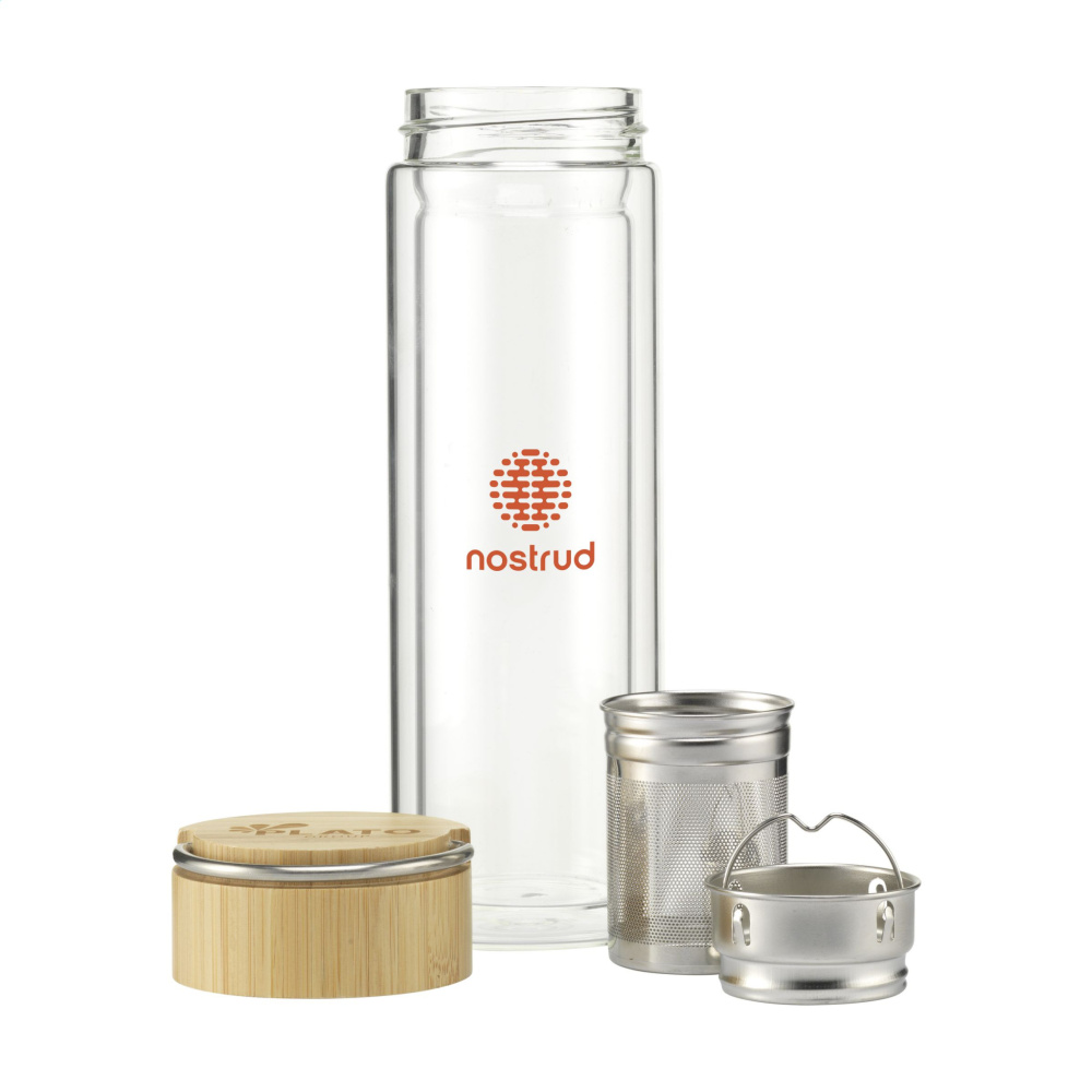 Logo trade business gift photo of: Nara Tea Bottle 300 ml drinking bottle