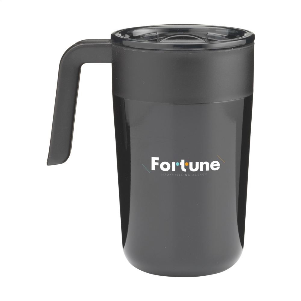 Logotrade corporate gift picture of: Fika RCS Recycled Steel Cup 400 ml thermo cup