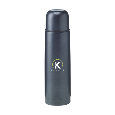 Logotrade promotional giveaways photo of: Frosted Bottle RCS Recycled Steel 500 ml thermo bottle