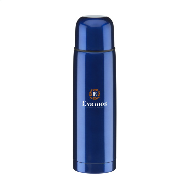 Logo trade promotional giveaways image of: ThermoColour RCS Recycled Steel 500 ml thermo bottle