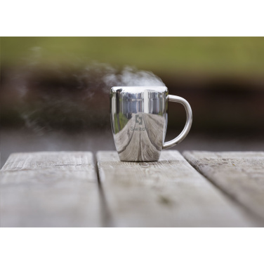 Logo trade promotional giveaway photo of: SteelMug RCS Recycled Steel 220 ml